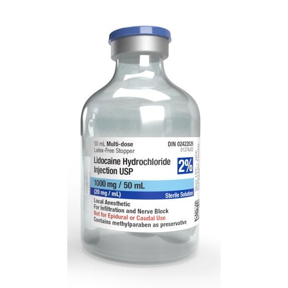 Lidocaine hydrochloride with preservative injection USP