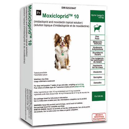 Moxicloprid topical solution for dogs