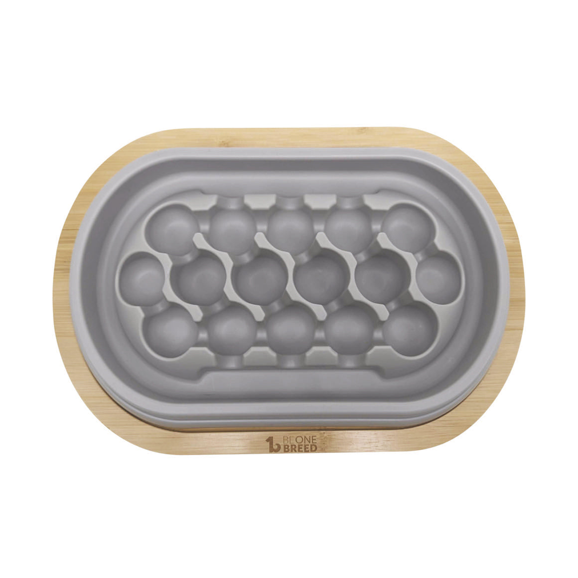 Slow feeder modern with bamboo base