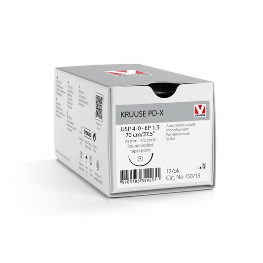 PD-X suture 4/0 with 1/2 circle needle (70 cm)
