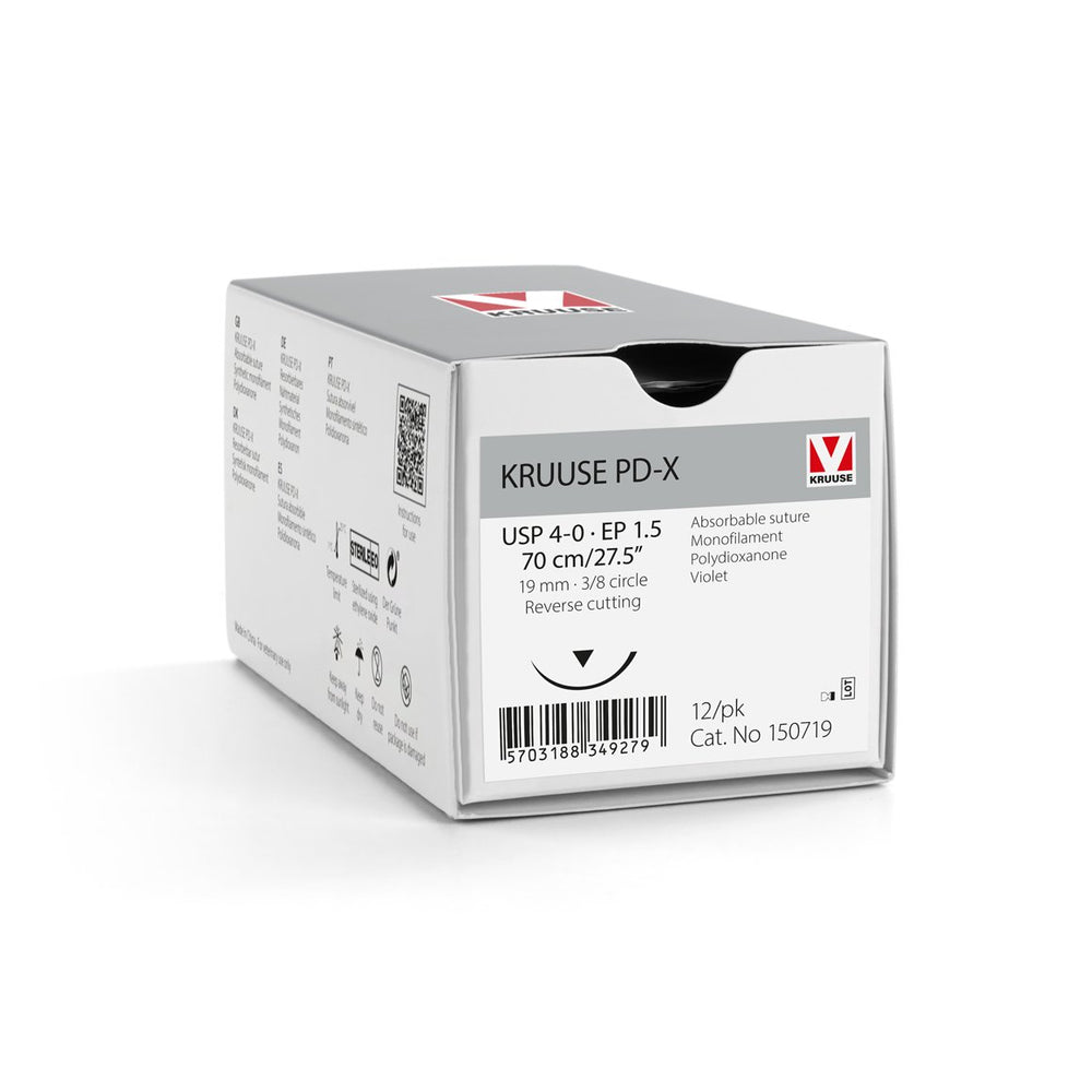 PD-X suture 4/0 with 3/8 circle needle (70 cm)