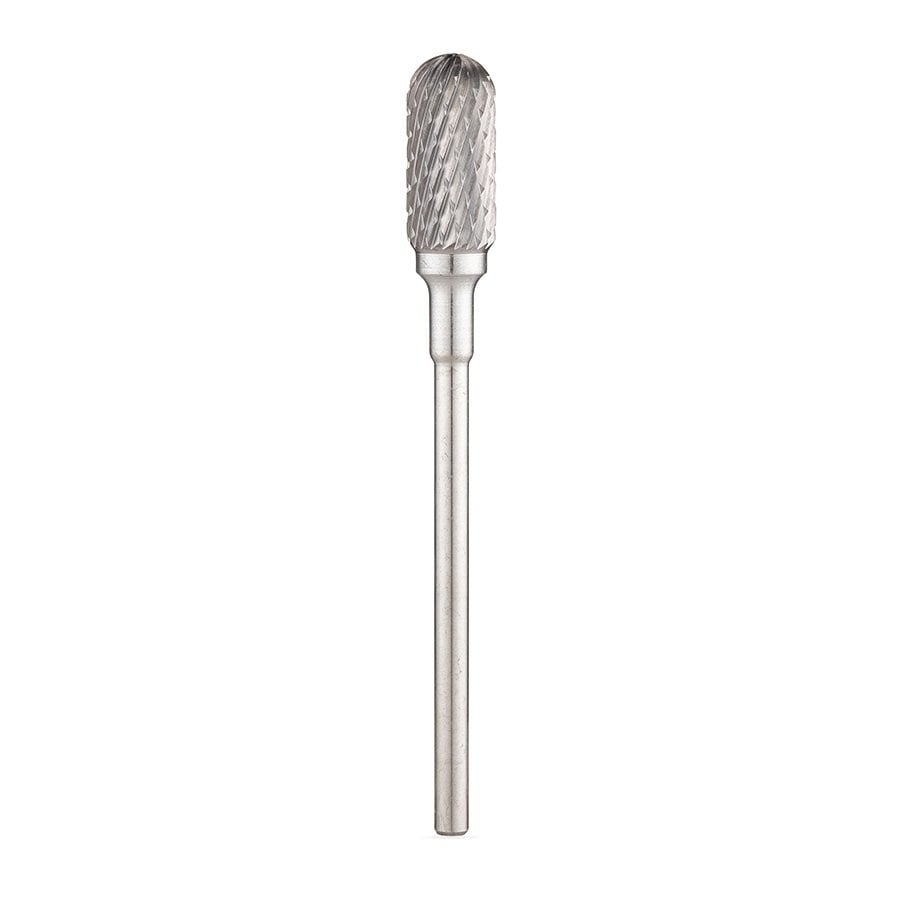 Carbide bur round-end cylindrical E-Cutter