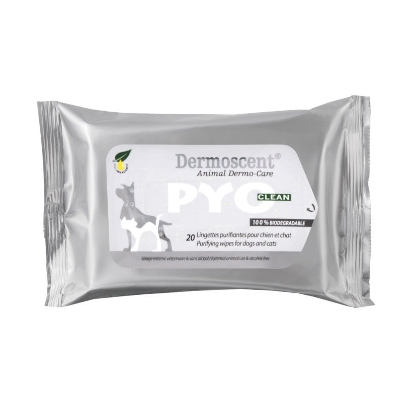 PYOclean wipes for cats and dogs