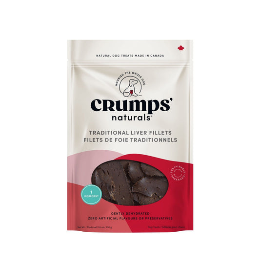 Traditional liver fillets for dogs