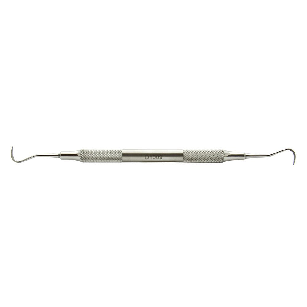 Dental scaler sickle double-ended