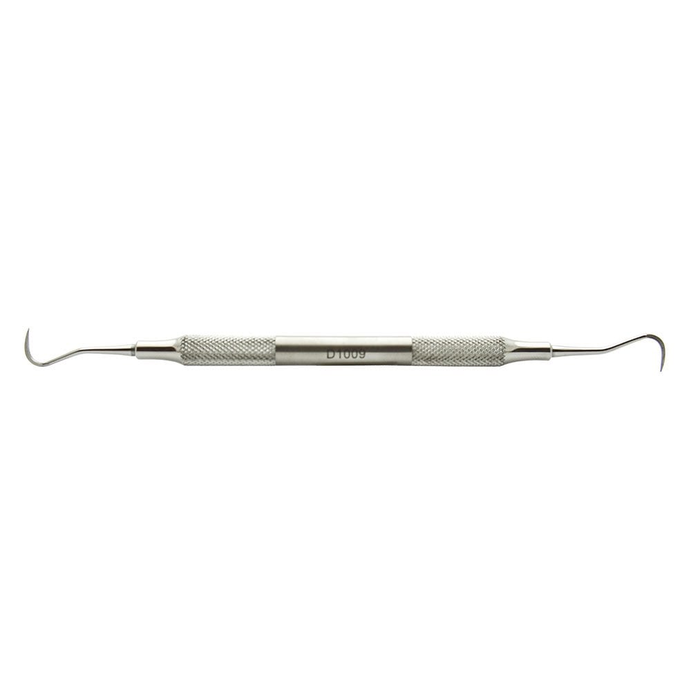 Dental scaler sickle double-ended