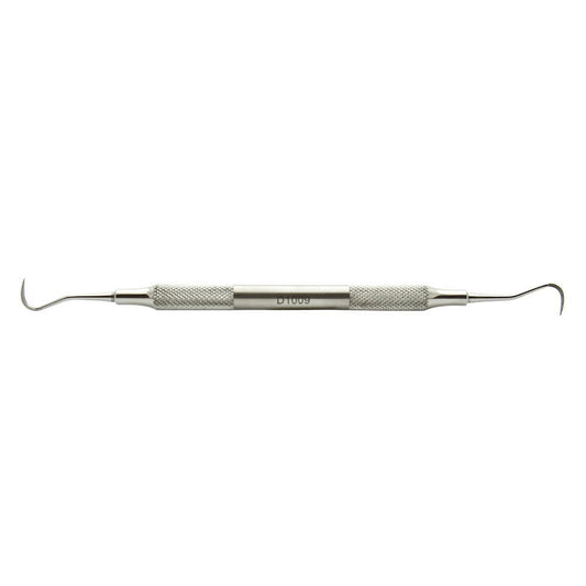Dental scaler sickle double-ended