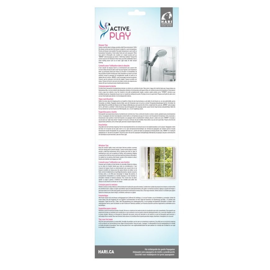 Fold-away perch Active Play for shower and window
