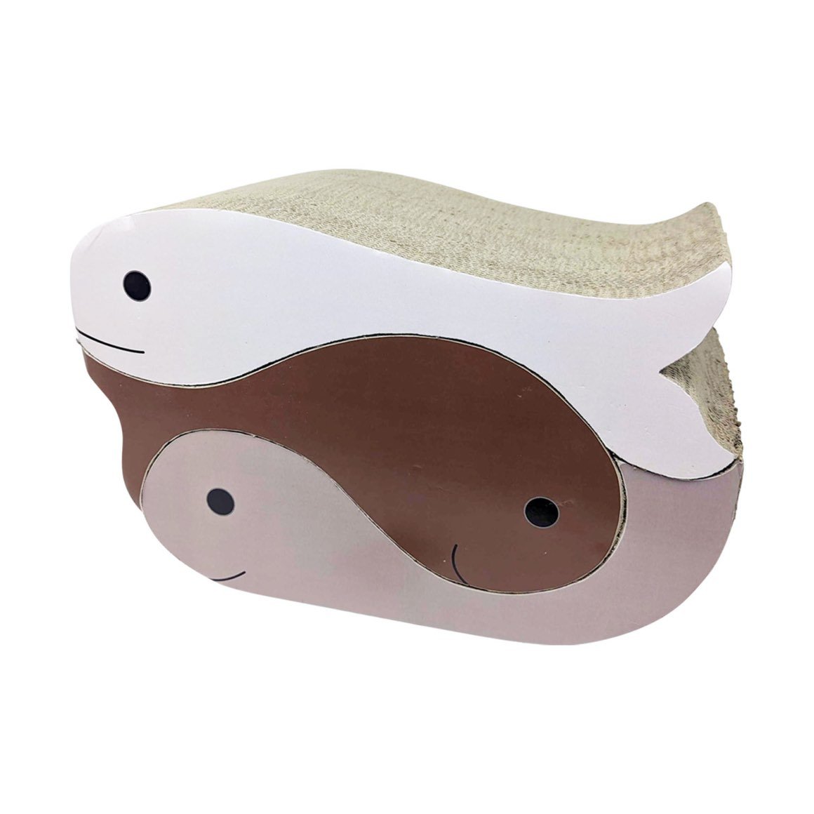Corrugated board scratcher - fishes