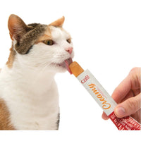 Creamy lickable cat treats