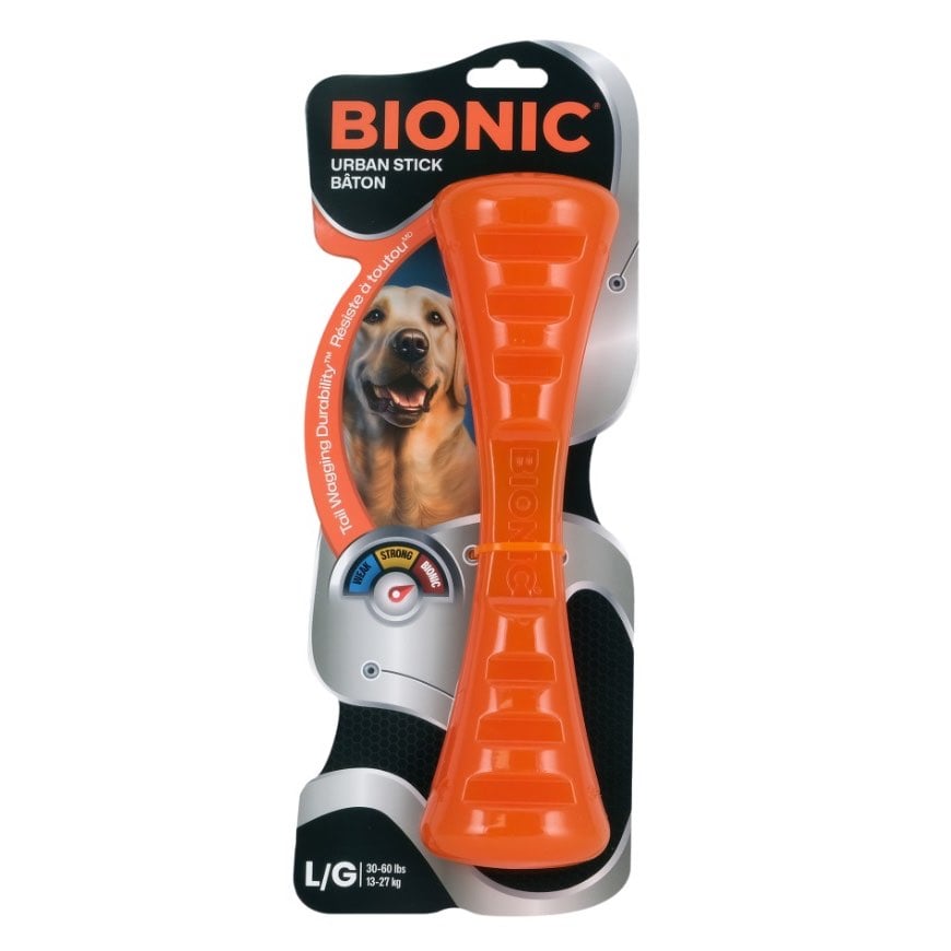 Bionic urban stick toy for dogs