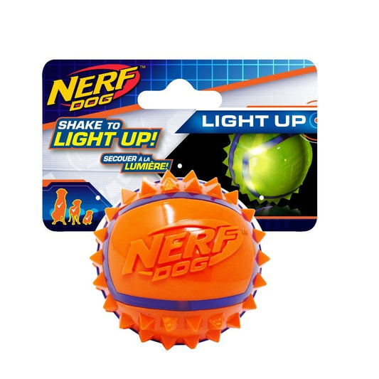 Nerf LED spike ball toy for dogs - 6.3 cm