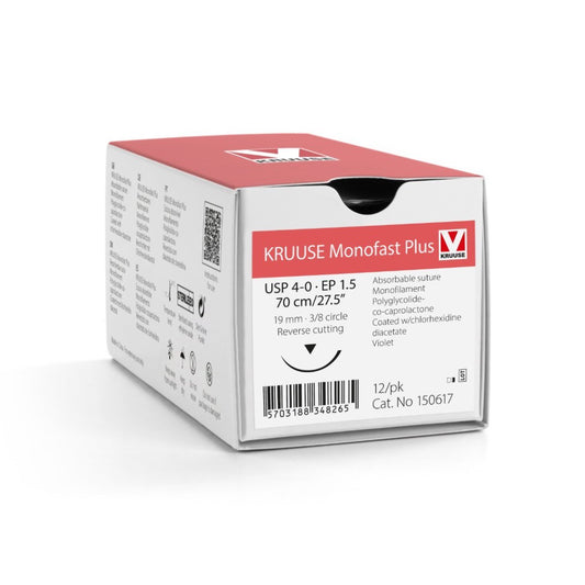 Monofast Plus suture 4/0 (violet) with 3/8 needle (70 cm)