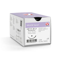 Sacryl suture 4/0 (violet) with 3/8 circle needle (70 cm)