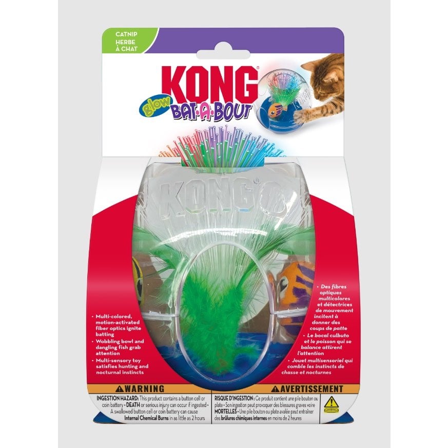 Bat-A-Bout Glow Aquarium toy for cats