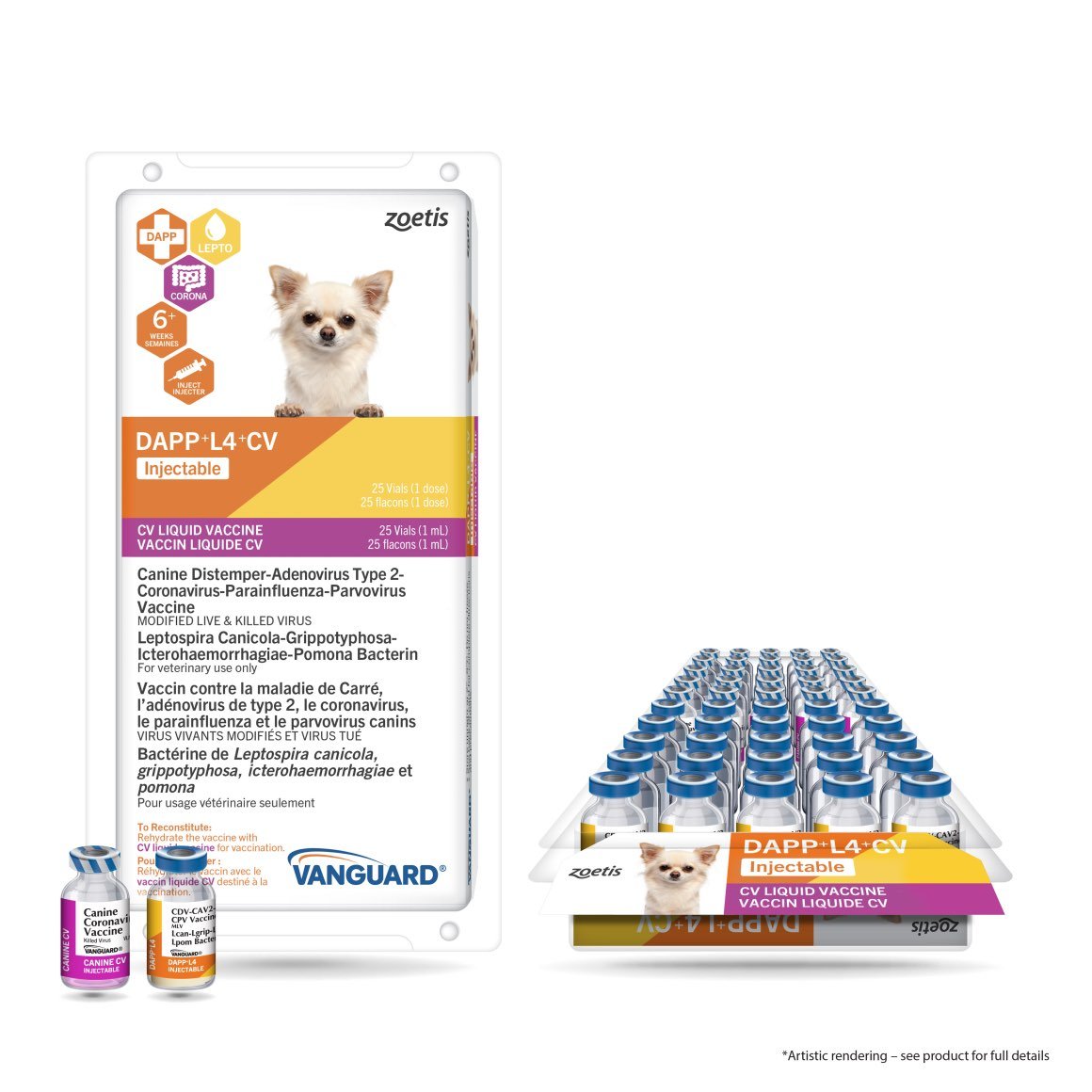 Vanguard DAPP+L4+CV injectable