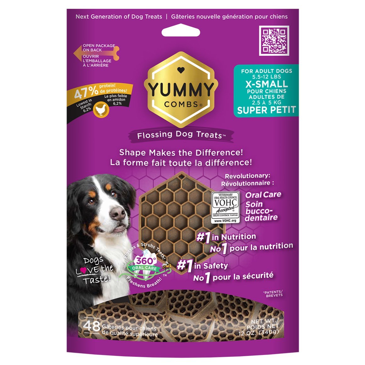 Yummy Combs dental treats for xsmall dogs