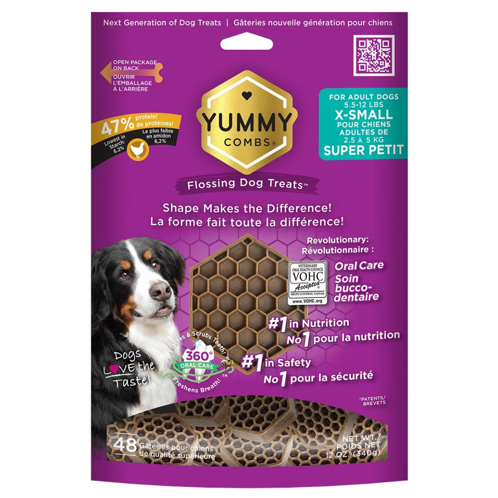 Yummy Combs dental treats for xsmall dogs