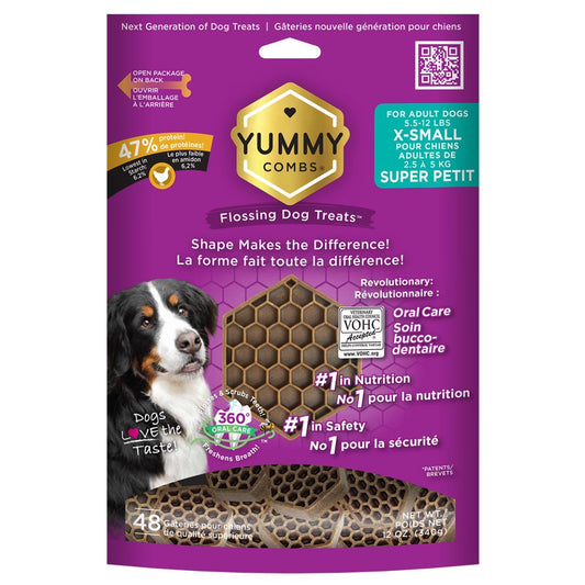 Yummy Combs dental treats for xsmall dogs