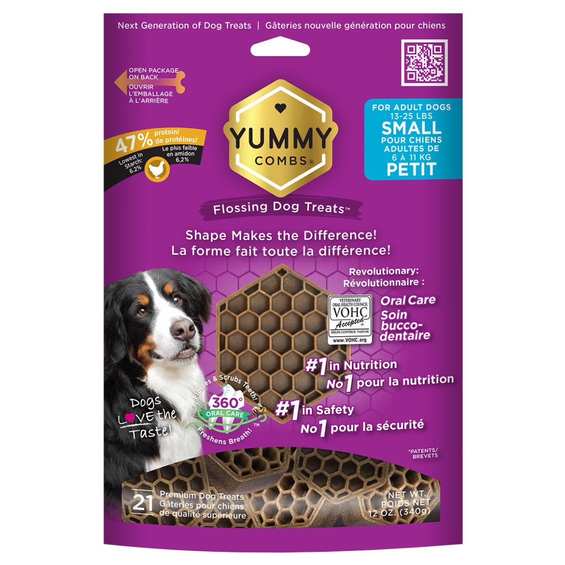 Yummy Combs dental treats for small dogs