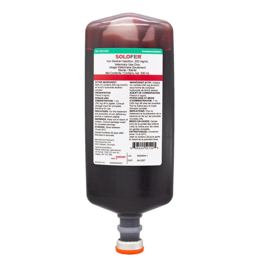 Solofer injection collapsible vial