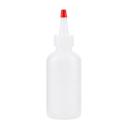 Bottle plastic Boston round with cone top