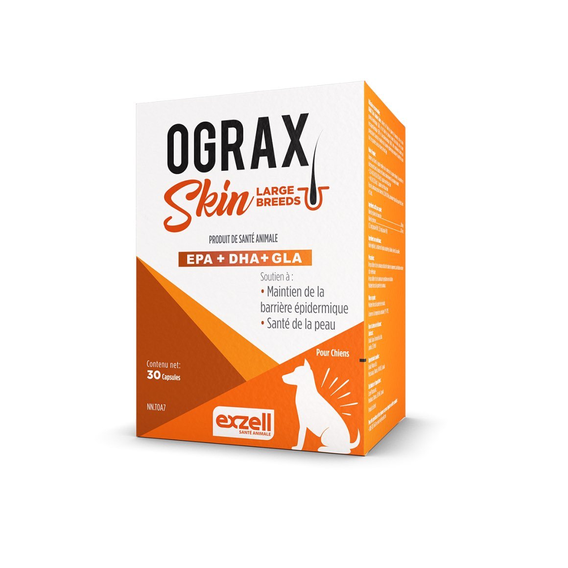 Ograx Skin large breed capsules for dogs