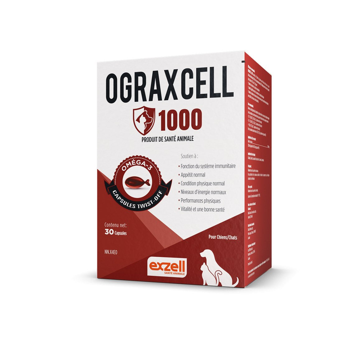 Ograxcell for cats and dogs