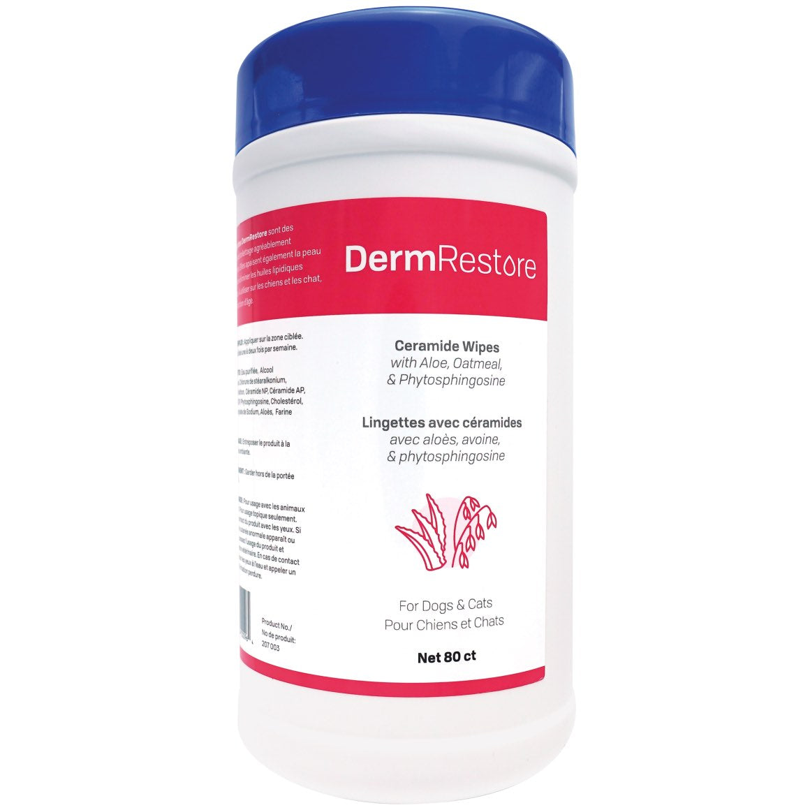 Wipes DermRestore for cats and dogs