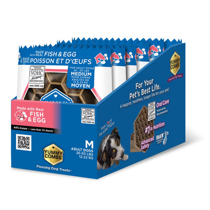 Yummy Combs dental treats for medium dogs (trial sizes)