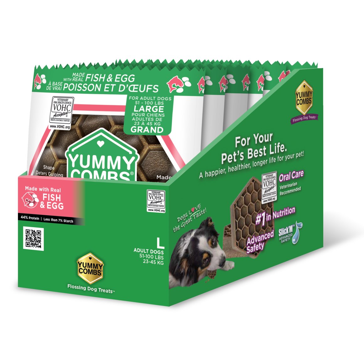 Yummy Combs dental treats for large dogs (trial sizes)
