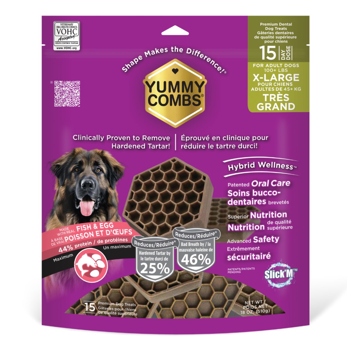 Yummy Combs dental treats for extra large dogs