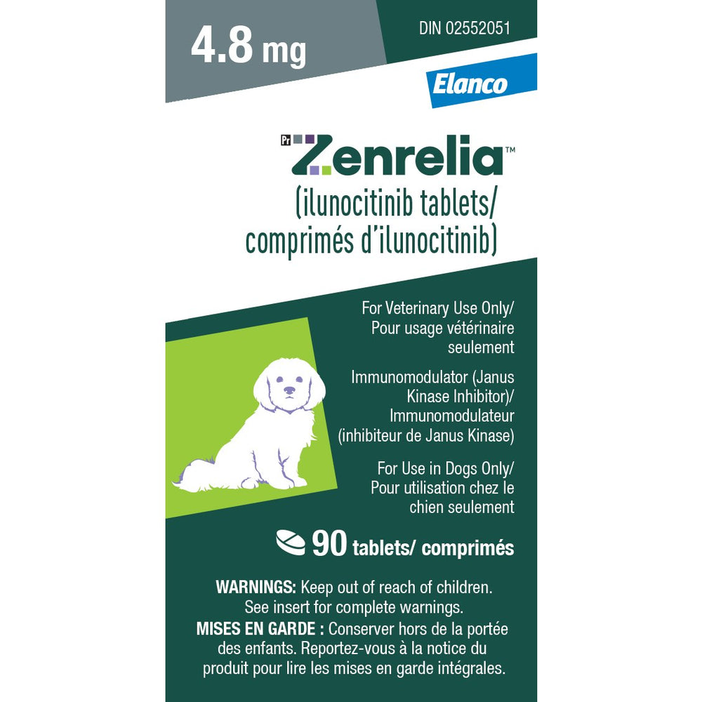 Elanco Zenrelia Tablets for Dogs OnceDaily Relief for Allergic