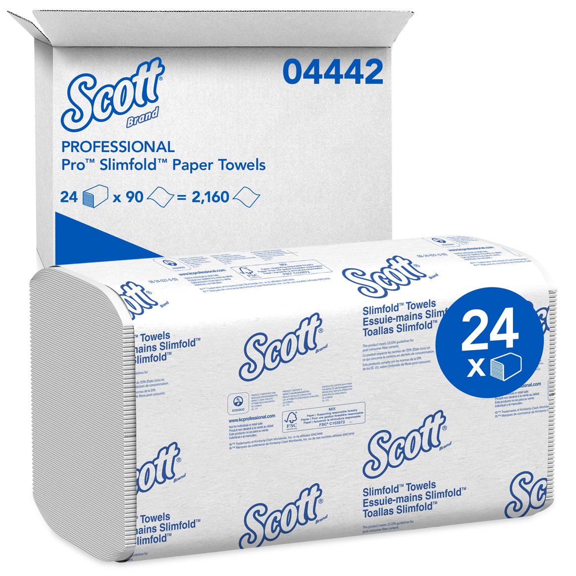 Hand towels Control Plus Slimfold 1-ply