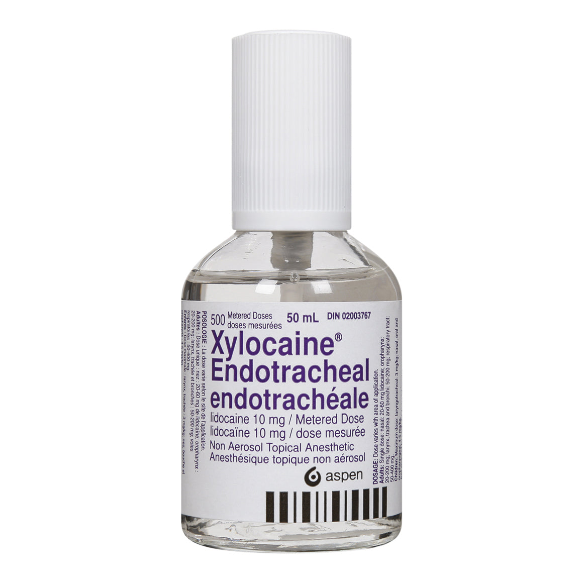 Xylocaine (lidoca��ne) endotracheal spray