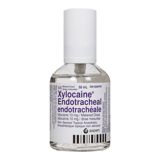 Xylocaine (lidocaïne) endotracheal spray
