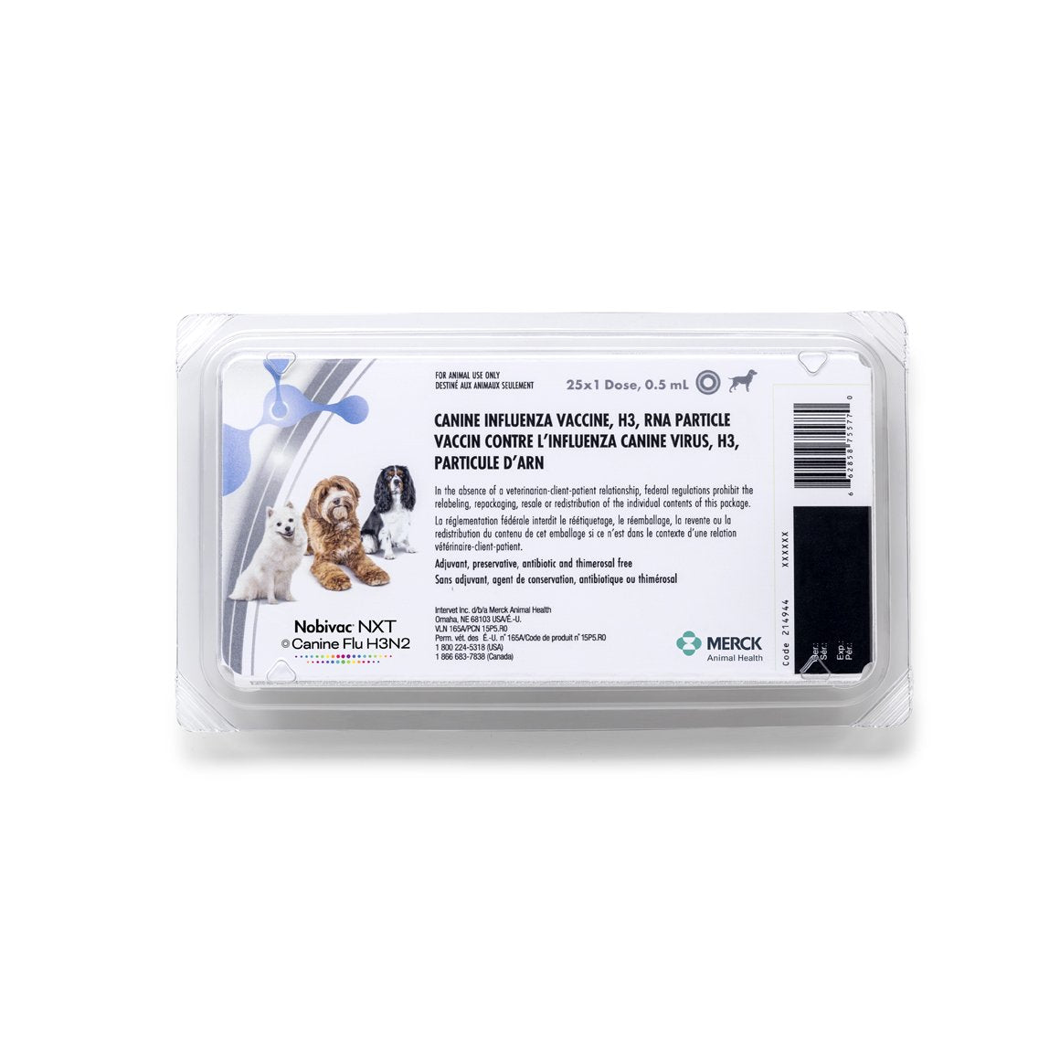 Nobivac NXT canine Influenza (flu H3N2)