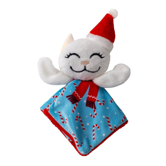 Toy holiday Crackles Santa Kitty for cats