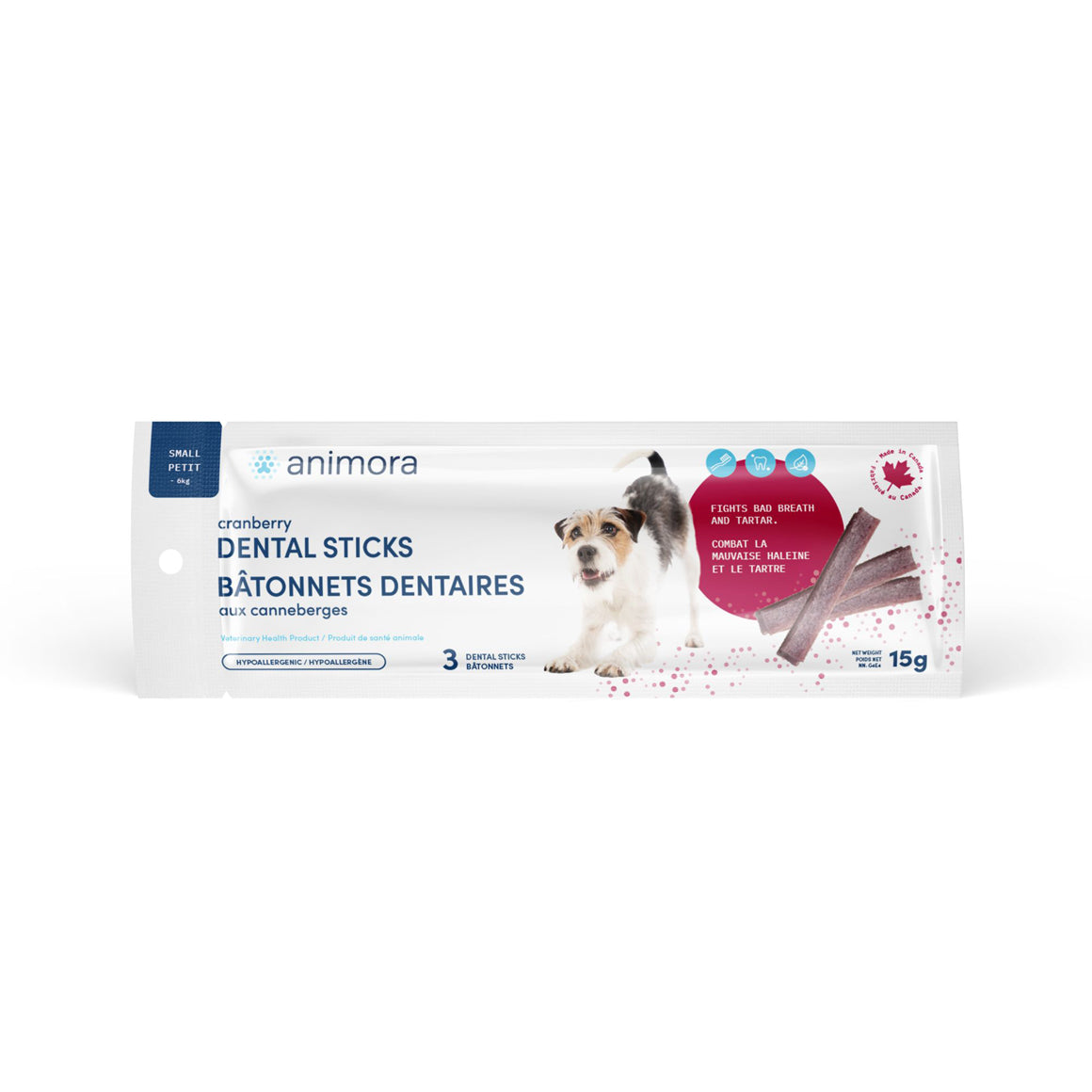 Dental sticks for small dogs