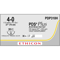 PDS Plus suture 4/0 dyed 1/2 circle needle (70 cm)