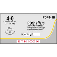 PDS Plus suture 4/0 undyed 3/8 circle needle (70 cm)