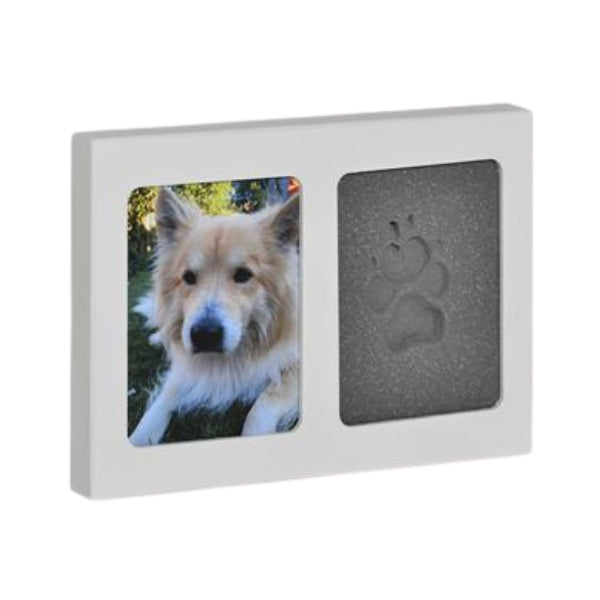 Paw print with photo frame kit