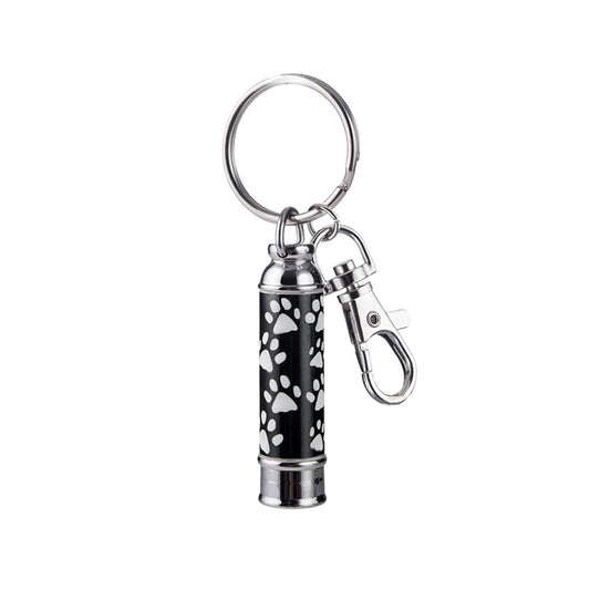 Keychain - Cylinder with Paw Print