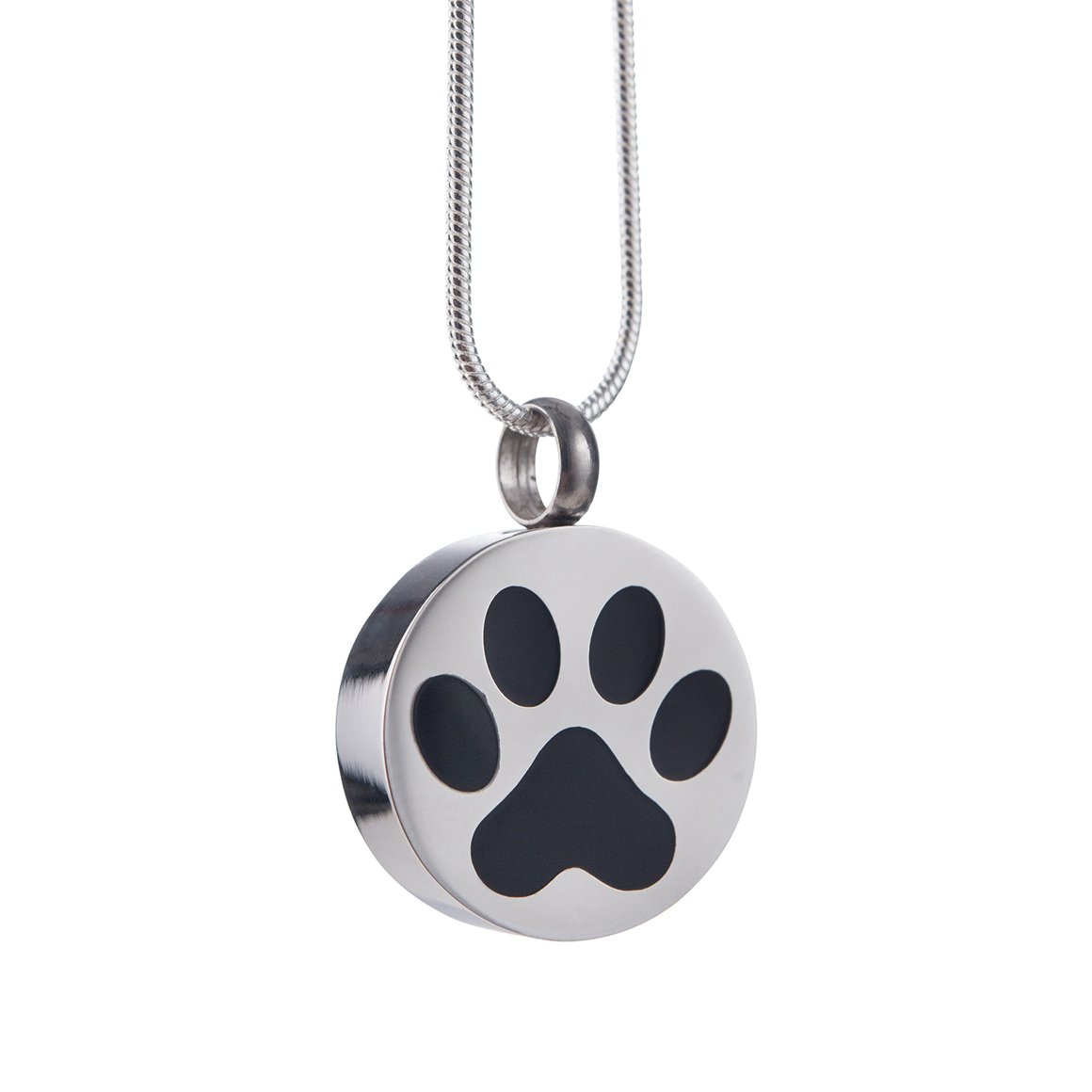 Cremation pendant - paw print