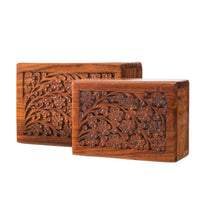 Urn wood Tree of Life