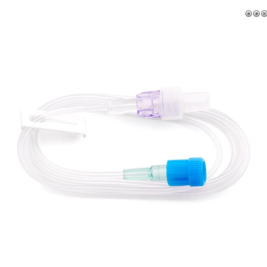IV extension set microbore priming volume 0.6 ml