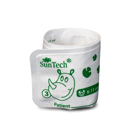 Blood pressure cuff slip luer