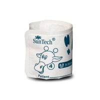Blood pressure cuff slip luer