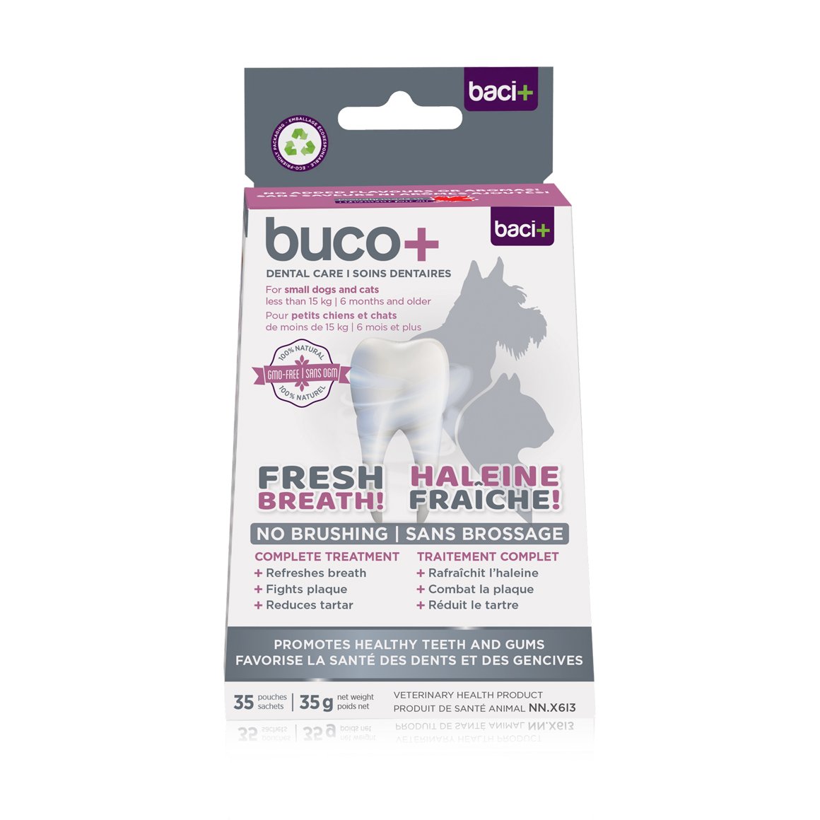 Buco+ powder for cats and dogs less than 15 kg
