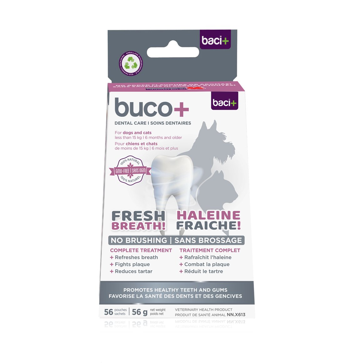 Buco+ powder for cats and dogs less than 15 kg